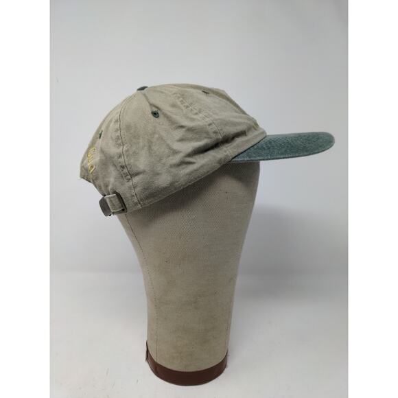 Australian Golf Strapback Hat Brown & Green Embroidered Koala Logo Spell Out - Picture 5 of 10